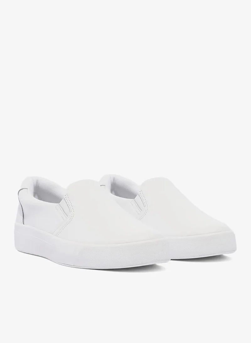Keds white Keds Women's Pursuit Leather Slip On  Casual Sneaker White for Women | Best Price UAE